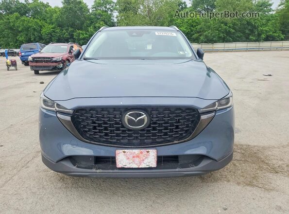 JM3KFBCM8N0548084 2022 MAZDA CX-5 Blue Դիմացի տեսք