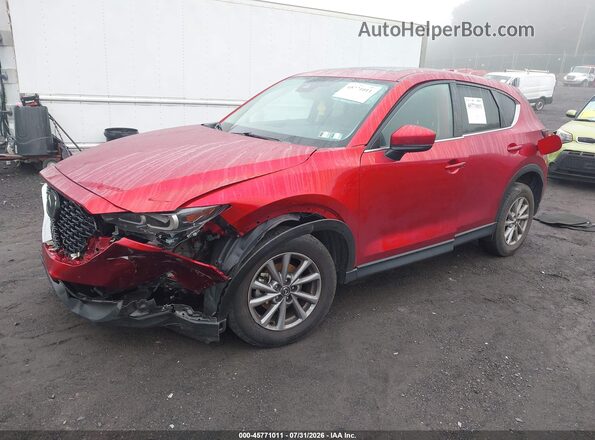 JM3KFBCM8N0553303 2022 MAZDA CX-5 Burgundy Przód lewy