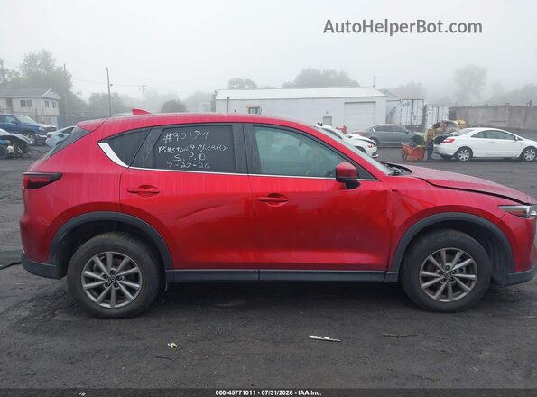 JM3KFBCM8N0553303 2022 MAZDA CX-5 Burgundy Widok wnętrza z tyłu