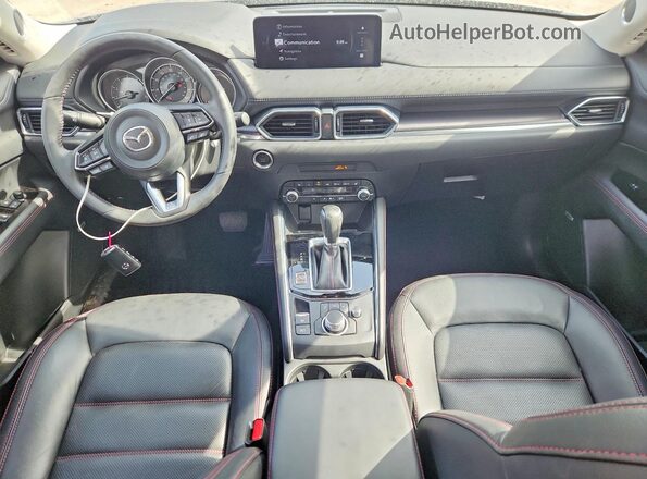 JM3KFBCM8S0611597 2025 MAZDA CX-5 Blue Առջևի վահանակի տեսք
