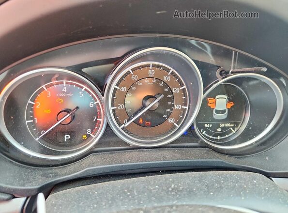JM3KFBCM9K0583647 2019 MAZDA CX-5 Blue Widok zestawu wskaźników