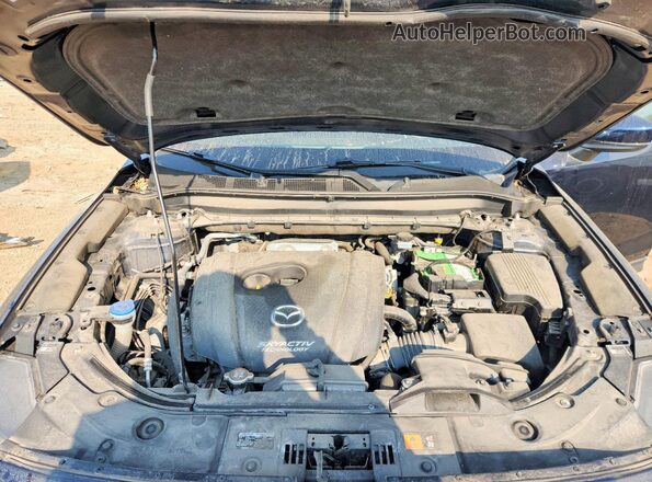 JM3KFBCM9K0583647 2019 MAZDA CX-5 Blue Widok wnętrza z tyłu