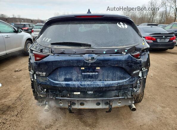 JM3KFBCM9K0653745 2019 MAZDA CX-5 Blue Հետևի տեսք