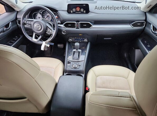 JM3KFBCM9K0653745 2019 MAZDA CX-5 Blue Առջևի վահանակի տեսք