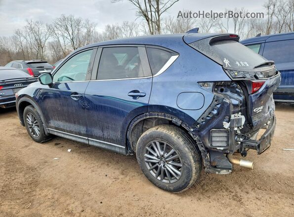JM3KFBCM9K0653745 2019 MAZDA CX-5 Blue Հետևի ձախ