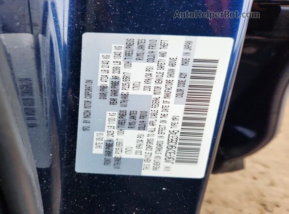 JM3KFBCM9K0653745 2019 MAZDA CX-5 Blue VIN կոդի պիտակի տեսք
