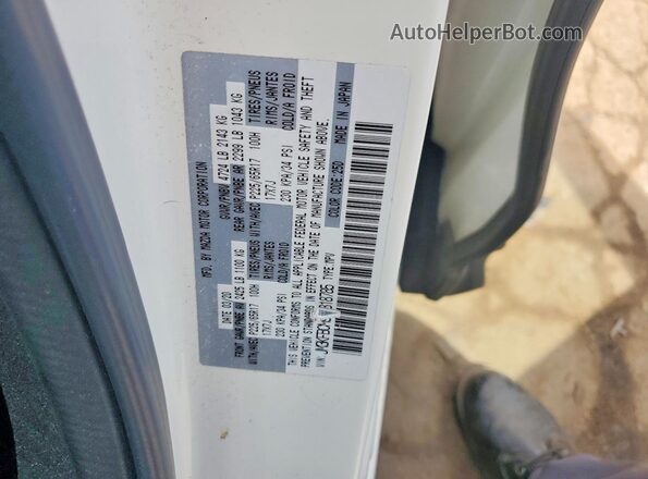 JM3KFBCM9L1818785 2020 MAZDA CX-5 White VIN კოდის სტიკერის ხედი