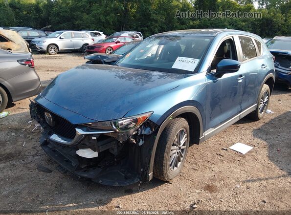 JM3KFBCM9M0334641 2021 MAZDA CX-5 Blue Przód lewy