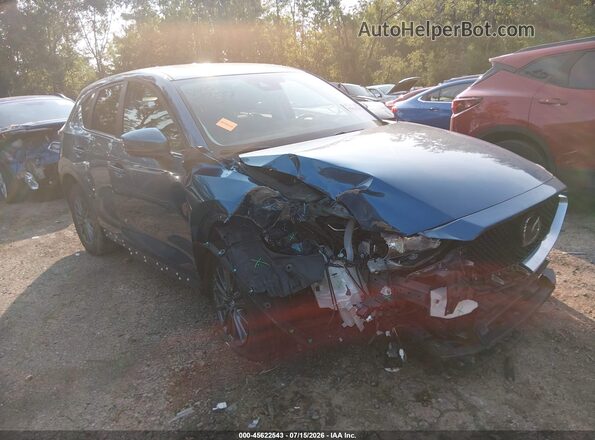 JM3KFBCM9M0334641 2021 MAZDA CX-5 Blue Widok z przodu