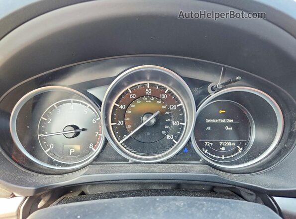 JM3KFBCM9M0336728 2021 MAZDA CX-5 White Vista del cuadro de instrumentos