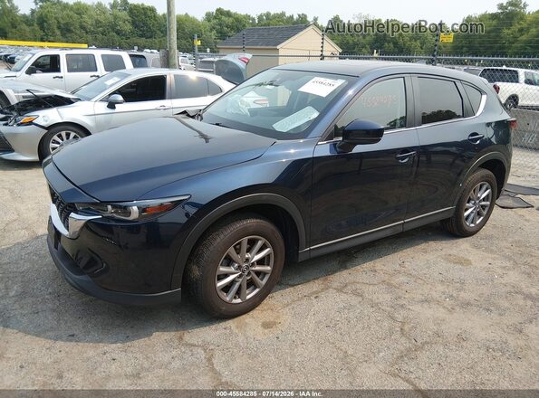 JM3KFBCM9N0599593 2022 MAZDA CX-5 Dark Blue Vista tres cuartos delantera izquierda