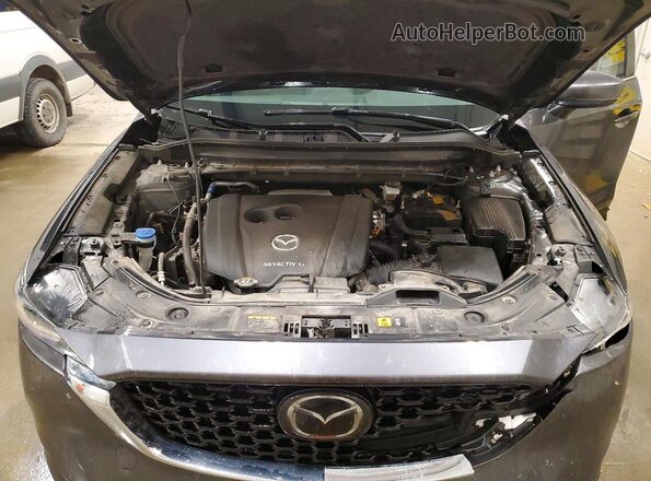 JM3KFBCM9N0648078 2022 MAZDA CX-5 Gray ძრავის განყოფილების ხედი