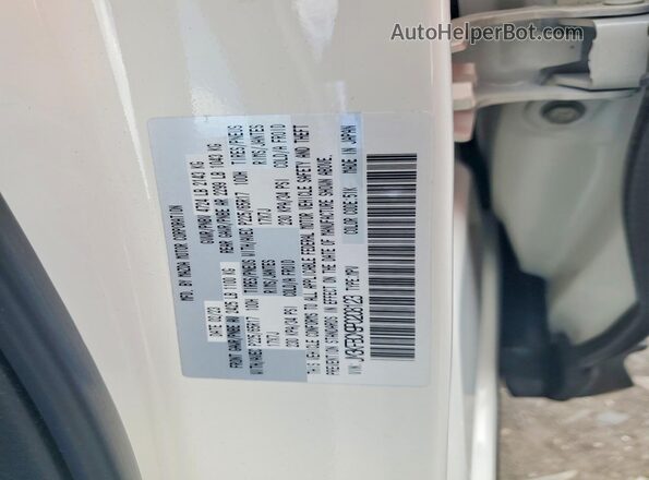 JM3KFBCM9P0208123 2023 MAZDA CX-5 White Vista de la etiqueta del VIN