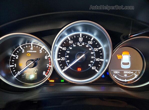 JM3KFBCM9R0389243 2024 MAZDA CX-5 Gray Вид щитка приладів
