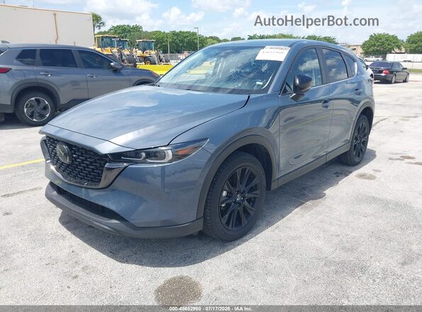 JM3KFBCM9S0696501 2025 MAZDA CX-5 Blue Առջևի ձախ երեք քառորդ տեսարան