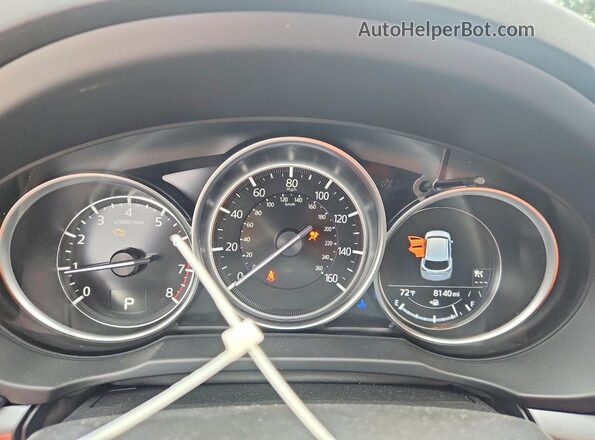 JM3KFBCM9S0754591 2025 MAZDA CX-5 Blue Սարքավորումների վահանակի տեսք