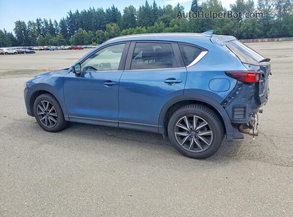 JM3KFBCMXJ0356868 2018 MAZDA CX-5 Синий Задняя левая четверть