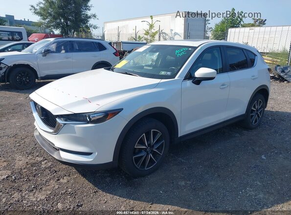 JM3KFBCMXJ0380832 2018 MAZDA CX-5 White წინა მარცხენა ხედი სამი მეოთხედიდან