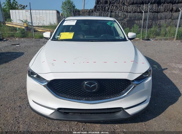 JM3KFBCMXJ0380832 2018 MAZDA CX-5 White ხელსაწყოთა პანელის ხედი