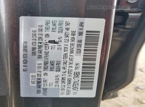 JM3KFBCMXL1784968 2020 MAZDA CX-5 Gray VIN sticker view