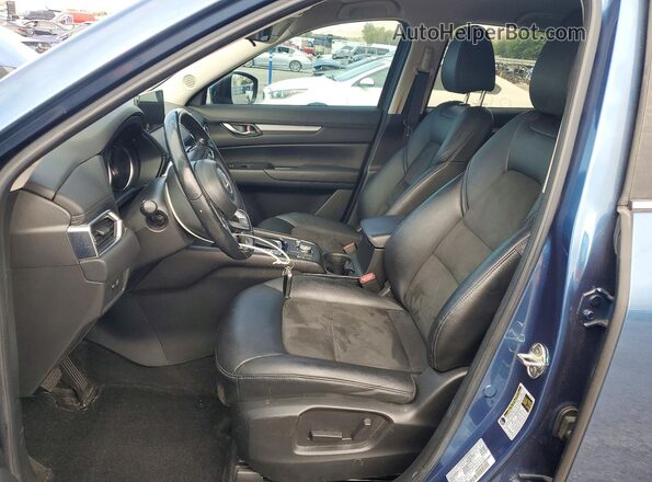 JM3KFBCMXM0441584 2021 MAZDA CX-5 Blue Widok wnętrza z przodu