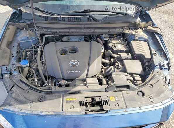 JM3KFBCMXM0441584 2021 MAZDA CX-5 Blue Widok komory silnika