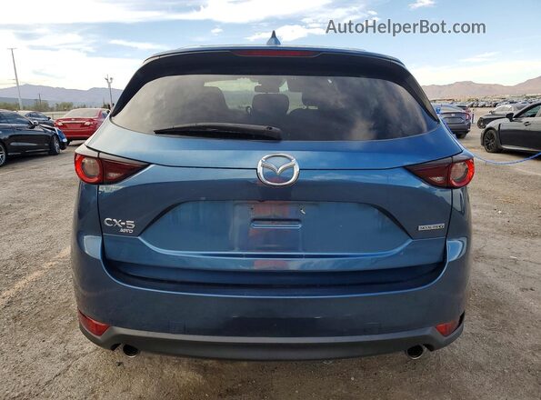 JM3KFBCMXM0441584 2021 MAZDA CX-5 Blue Widok z tyłu