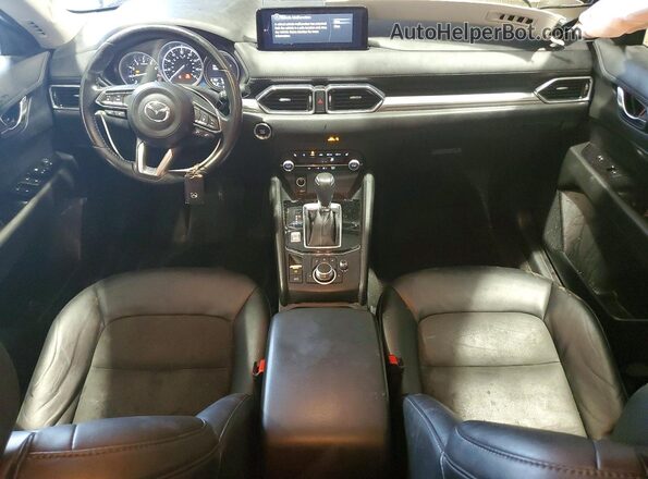 JM3KFBCMXM1499477 2021 MAZDA CX-5 Blue Dashboard view