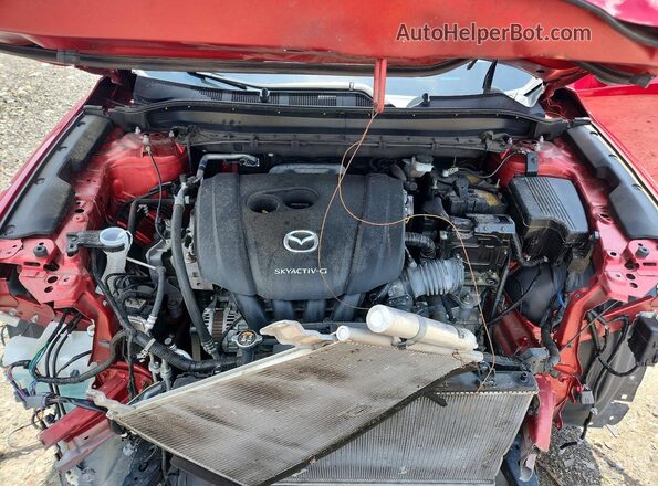 JM3KFBCMXP0110573 2023 MAZDA CX-5 Red Engine compartment view