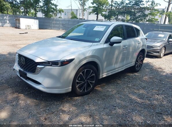 JM3KFBCMXS0810537 2025 MAZDA CX-5 White Vista tres cuartos delantera izquierda