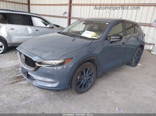 JM3KFBCY0M0346177 2021 MAZDA CX-5 Синий Передняя левая четверть