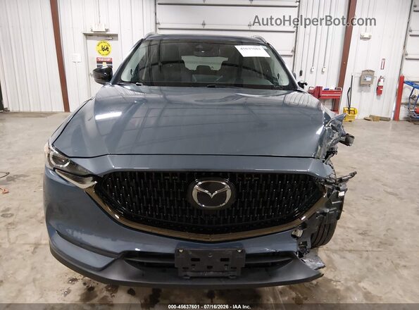 JM3KFBCY2M0374952 2021 MAZDA CX-5 Blue Вид задньої частини салону