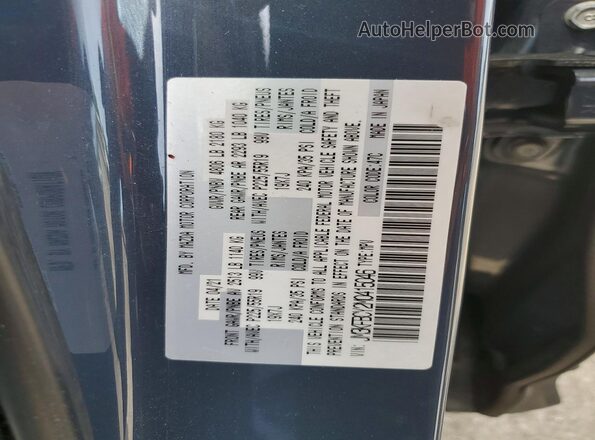 JM3KFBCY2M0415046 2021 MAZDA CX-5 Gray Widok naklejki z numerem VIN