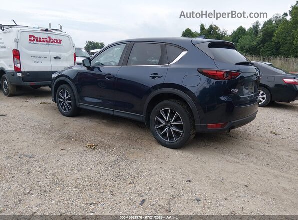 JM3KFBDL0H0158140 2017 MAZDA CX-5 Blue Trasero izquierdo