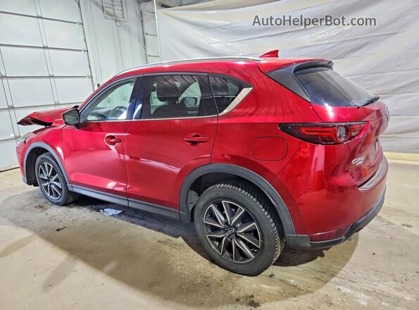 JM3KFBDL0H0197231 2017 MAZDA CX-5 Red Trasero izquierdo