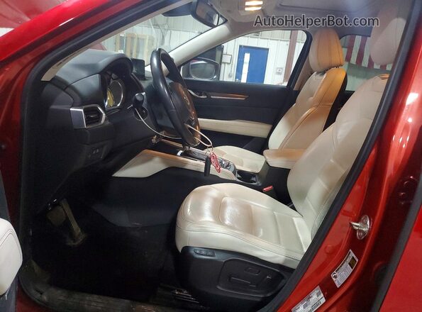 JM3KFBDL1H0100053 2017 MAZDA CX-5 Red Вид салону спереду