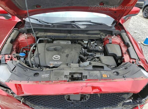 JM3KFBDL1H0210598 2017 MAZDA CX-5 Red Vista del compartimento del motor