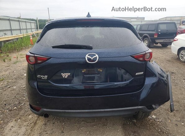 JM3KFBDL3H0162988 2017 MAZDA CX-5 Blue უკანა ხედი