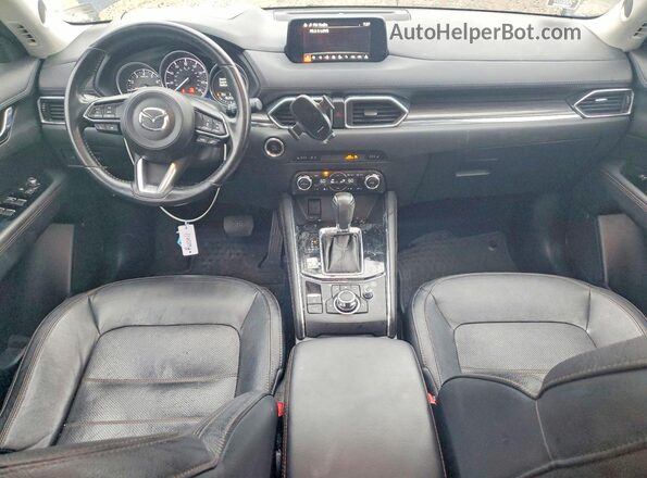 JM3KFBDL3H0162988 2017 MAZDA CX-5 Blue წინა პანელის ხედი