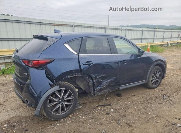 JM3KFBDL3H0162988 2017 MAZDA CX-5 Blue უკანა მარჯვენა