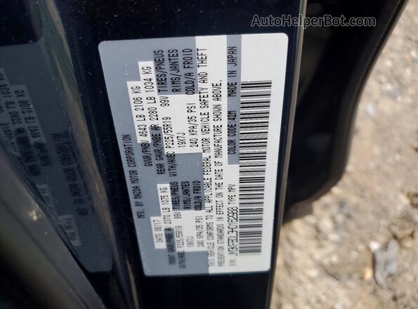 JM3KFBDL3H0162988 2017 MAZDA CX-5 Blue VIN კოდის სტიკერის ხედი