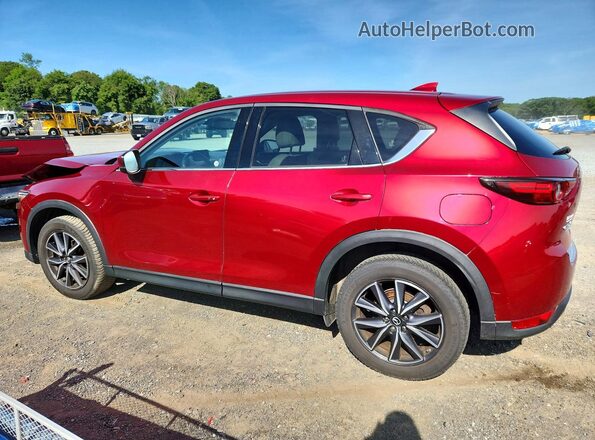 JM3KFBDL4H0158688 2017 MAZDA CX-5 Red უკანა მარცხენა