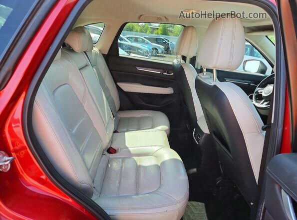 JM3KFBDL4H0158688 2017 MAZDA CX-5 Red უკანა სალონის ხედი