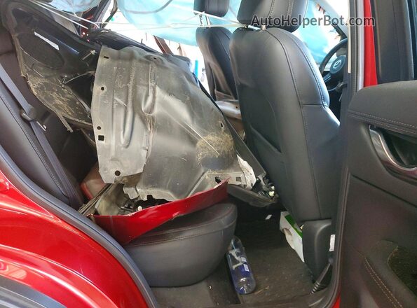 JM3KFBDL5H0126560 2017 MAZDA CX-5 Red Rear seats view