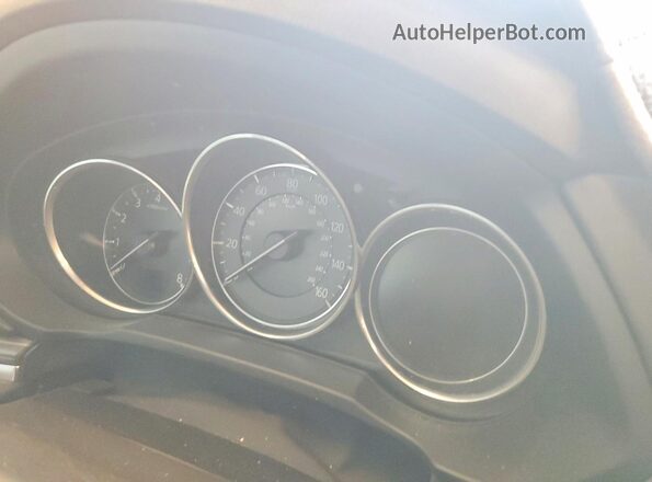 JM3KFBDL5H0126560 2017 MAZDA CX-5 Red Instrument cluster view