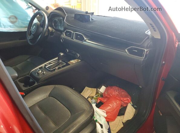 JM3KFBDL5H0126560 2017 MAZDA CX-5 Red Dashboard view