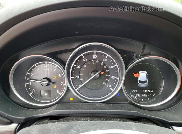 JM3KFBDL6H0118516 2017 MAZDA CX-5 Gray Вид щитка приладів