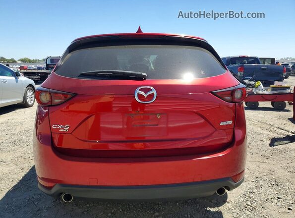 JM3KFBDL7H0160659 2017 MAZDA CX-5 Burgundy Вид ззаду