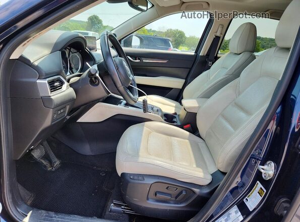JM3KFBDL7H0202277 2017 MAZDA CX-5 Blue Вид салону спереду