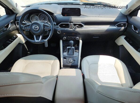 JM3KFBDL7H0202277 2017 MAZDA CX-5 Blue Вид панелі приладів